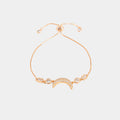 Gold-Tone Crescent Moon Bracelet