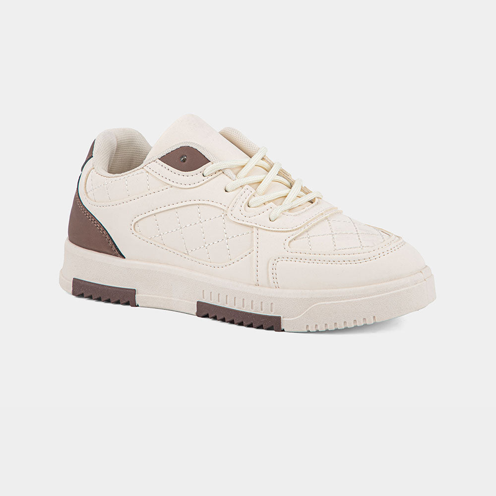 Women Beige Sneaker | LSN-006105