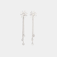 Crystal Star Drop Earrings