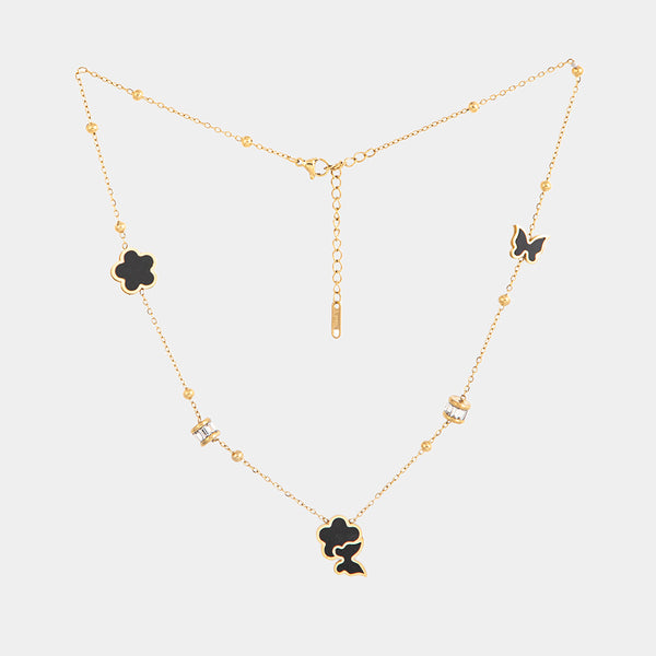Nature-Inspired Charm Necklace