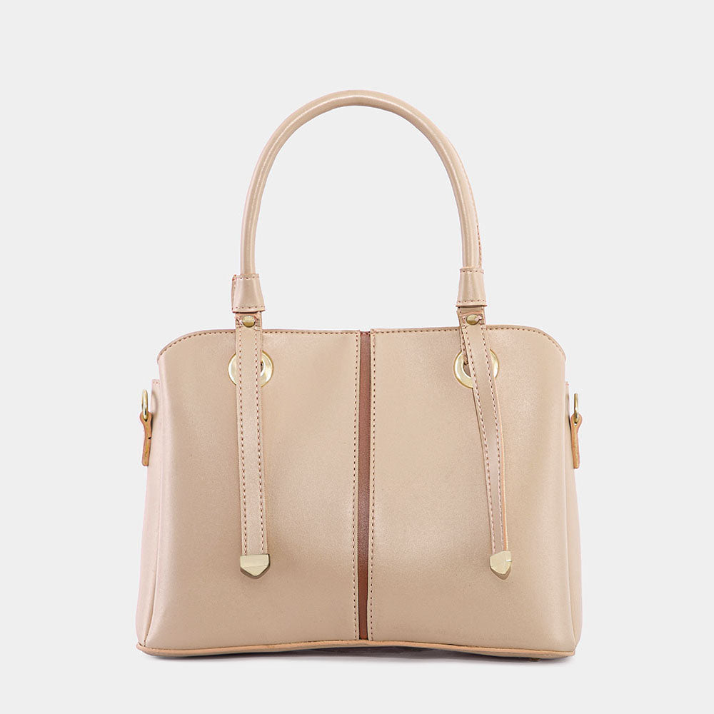 Beige Classic Handbag